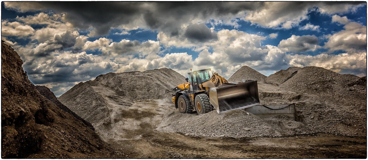 Land excavation and grading on a Waco, TX job site